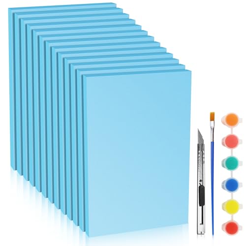 Blue 13 Pack 12x7.5x0.5 inch Foam Sheets 0.5 Inch Thick (13 Count)