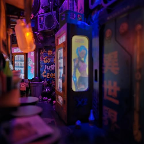 Neo Ramen MiniAlley DIY Cyberpunk Book Nook Kit
