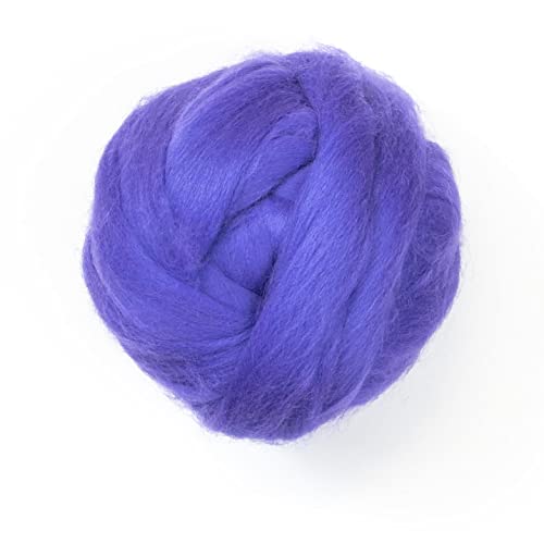 Colored Natural Wool roving