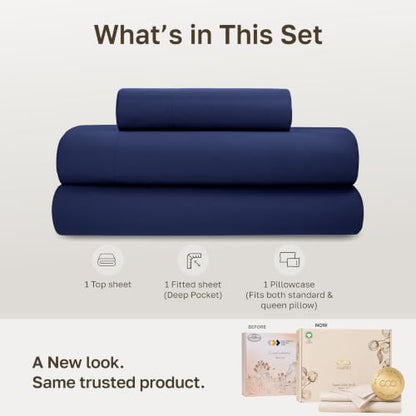 100% Organic Cotton XL Twin Sheet Set