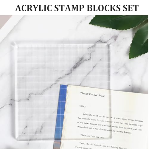 Large Acrylic Blocks for Stamping