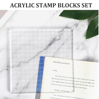 Large Acrylic Blocks for Stamping