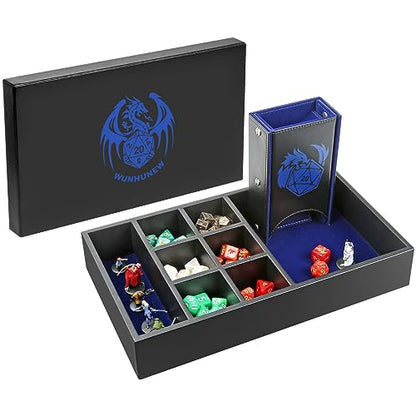 DND Dice Tray & Tower Storage Box