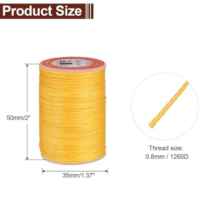 Round Leather Sewing Waxed Thread