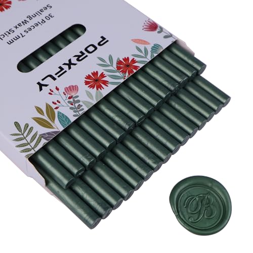 30 Pieces 7mm Sealing Wax Sticks for Glue Gun