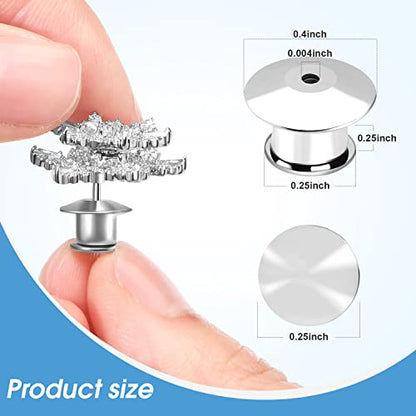 60PCS Locking Pin Back Keeper Clasp