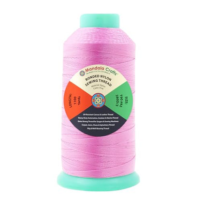 Size 92 280D T90 Pink Bonded Nylon Thread