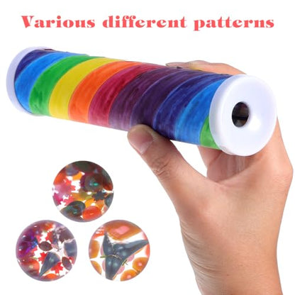 Kaleidoscope Making Kit 15 Pcs Blank DIY Kaleidoscope Making Kit for Kids Variety Paper Craft Tools (15 Count)