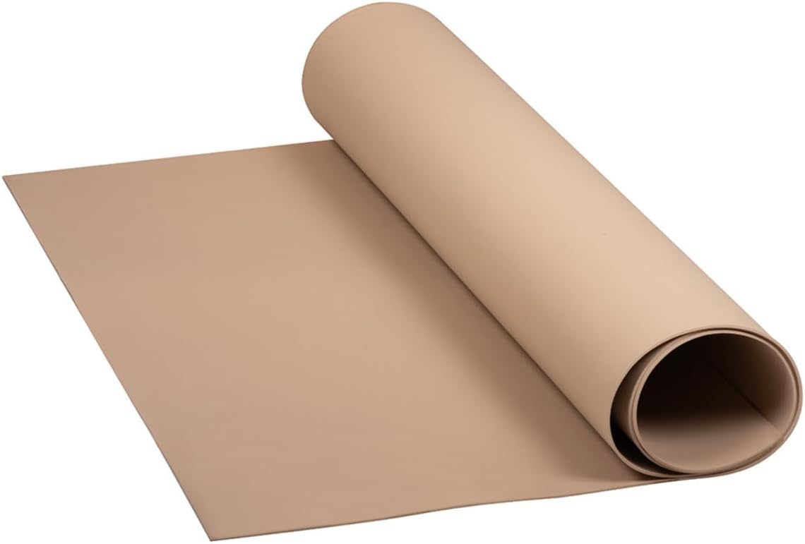 LotusFoam Large 3mm EVA Foam Sheet - 44"x 85" High Density Foam 130 kg/m3 for Cosplay, Costumes, Crafts, Flooring, Outdoor Use - 35 Colors (Desert Sand) - Desert Sand - Crafty Corner