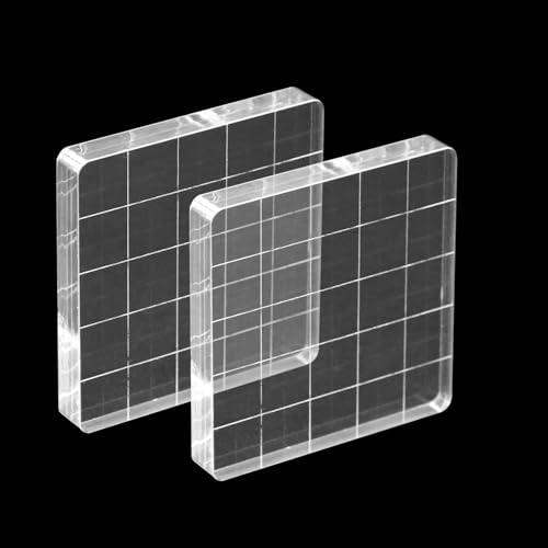 2Pcs Clear Stamp Blocks Set (2 Count)