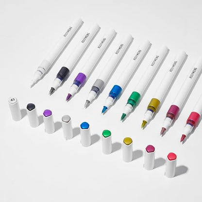 ROSYMENG 9 Color Acrylic Paint Pens (9 Count)
