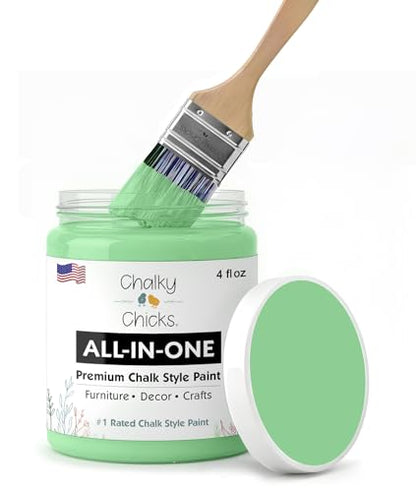 Lime Ricki 4 Fl Oz Chalk Paint for Furniture All in One