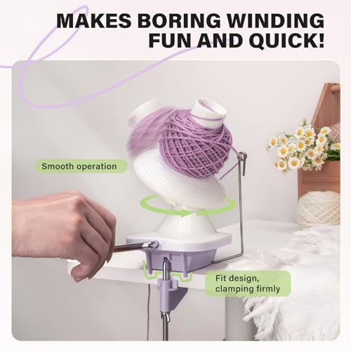 Yarn Winder Ball Winder for Crocheting Yarn Spinner for Knitting
