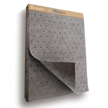 Oil Absorbent Pads 9.8" x 13" 20 Packs Universal Multi