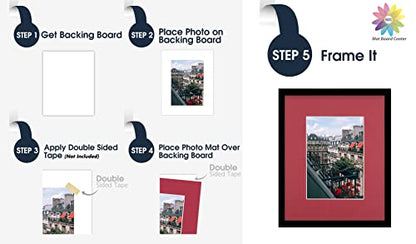 Mat Board Center 10 Pack 8x10 Photo Mats for 5x7 Picture