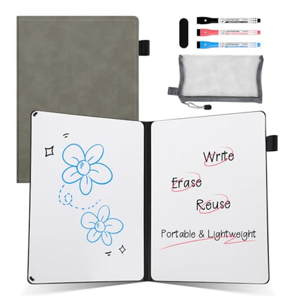 Portable Dry Erase Whiteboard Notebook