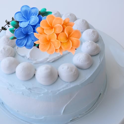 2PCS Flower Silicone Mold 3D Cute Flower Resin Candle Molds for Candle Making Silicone Fondant Chocolate Cake Decorating Mold Candle Soap Wax Resin Concrete Clay Casting Craft Mould