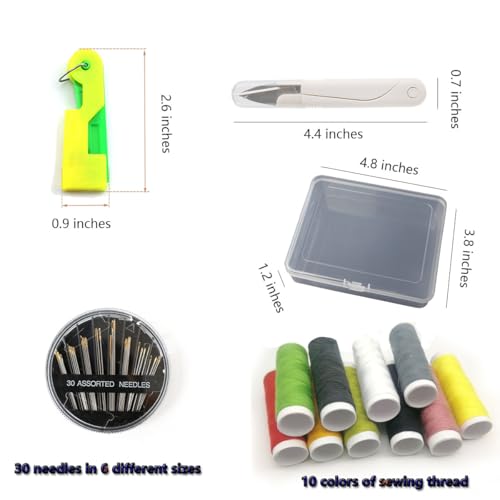 Automatic Needle Threader Set New Sewing Machine Accessories Plastic Auto Needle Threading Device Gifts for Mom and Neighbours (17 Count)
