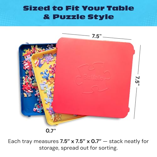 Puzzle Sorting Trays for Adults (7 Count)