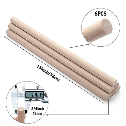 Wooden Dowel Rods Wood Dowels for Crafts