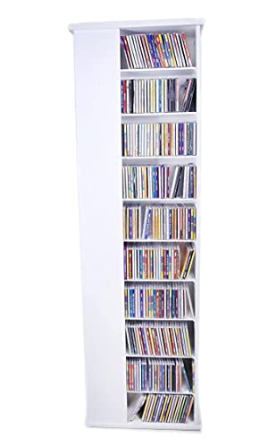 Revolving Media Tower 1000 White