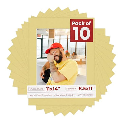 11x14 Mat for 8.5x11 Photo (10 Count)