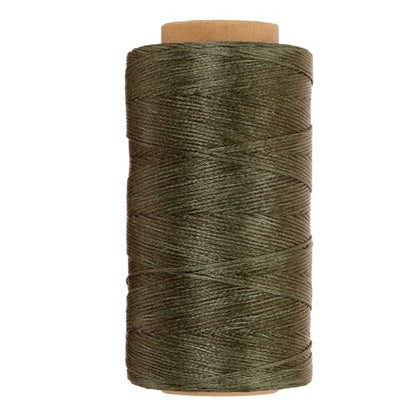 284 Yard Flat Waxed Thread 150D 1mm Leather Sewing Cord for Repairing Shoes Bags Wallets Jewelry Making DIY Leather Craft