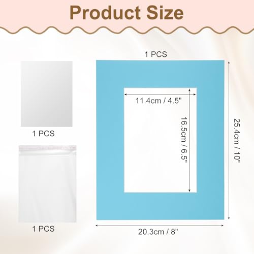 Picture Mats 8x10 for 5x7 Pictures Acid Free w
