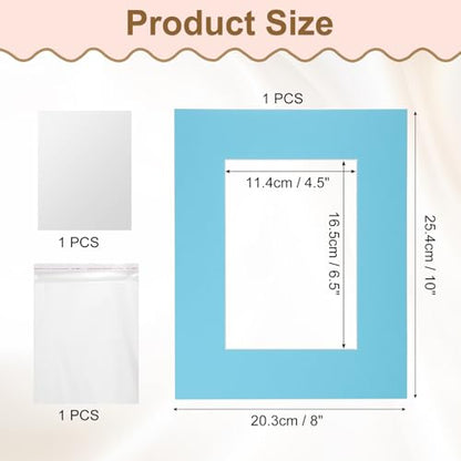 Picture Mats 8x10 for 5x7 Pictures Acid Free w