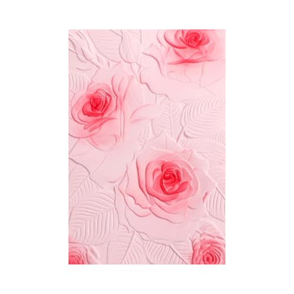 3D Plastic Embossing Folders Rose for DIY Scrapbooking Photo Album Card Paper Craft Decoration for Card Making