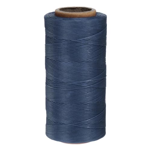 Leather Sewing Waxed Thread 284 Yards 0.8mm Denim Blue