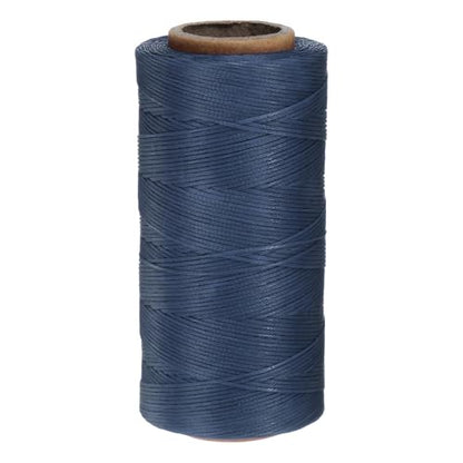 Leather Sewing Waxed Thread 284 Yards 0.8mm Denim Blue