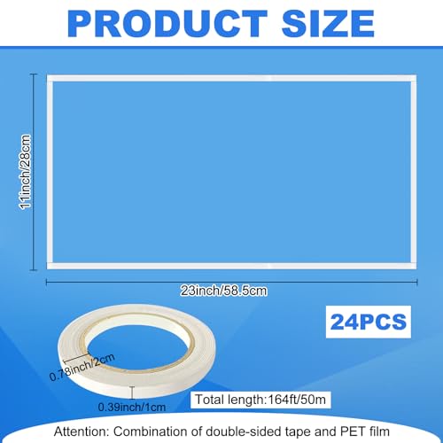24 Pack Abrasive Blasting Cabinet Lens Cover