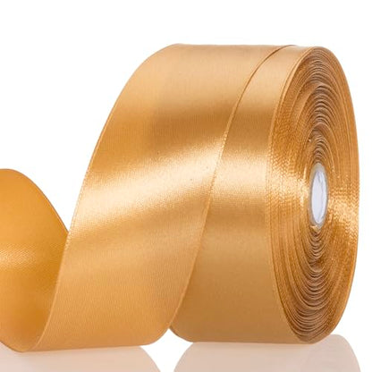 1 1 2 Copper Solid Satin Ribbon for Gift Wrapping