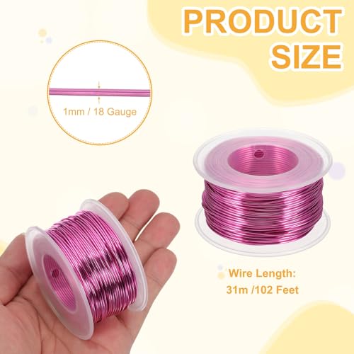 18 Gauge 1mm Anodized Aluminum Wire for Jewelry Craft Making