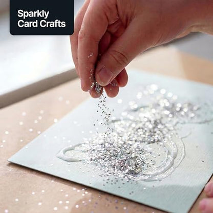 Craft Glitter Silver 100g Ultrafine Glitter (3.5 Ounce)