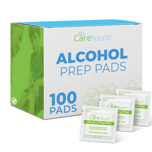 100 Pack Alcohol Wipes (100 Count)