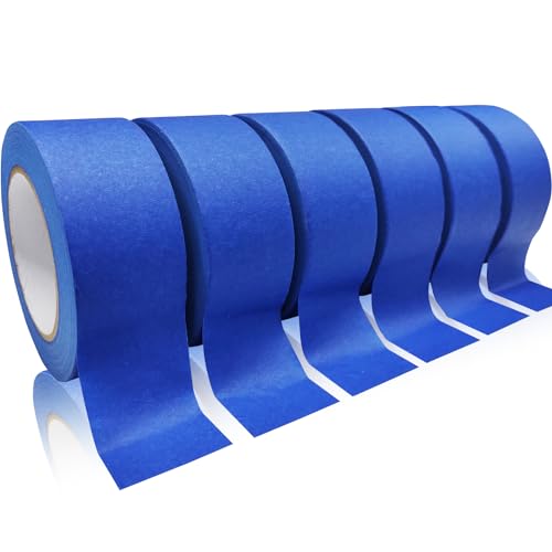 6 Rolls Masking Tape for Wall Paint (6 Count)