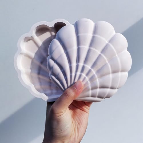Seashell Box Resin Molds with Lid