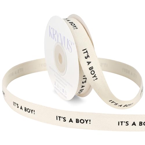 It's a Boy Printed Cotton Ribbon 5 (36 Foot)