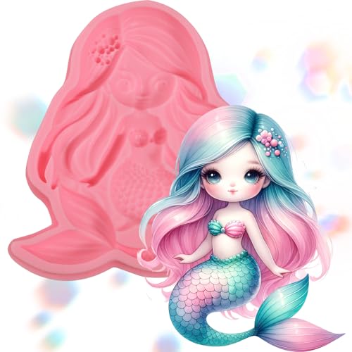 1 Pcs Mermaid Candy Fondant Mold