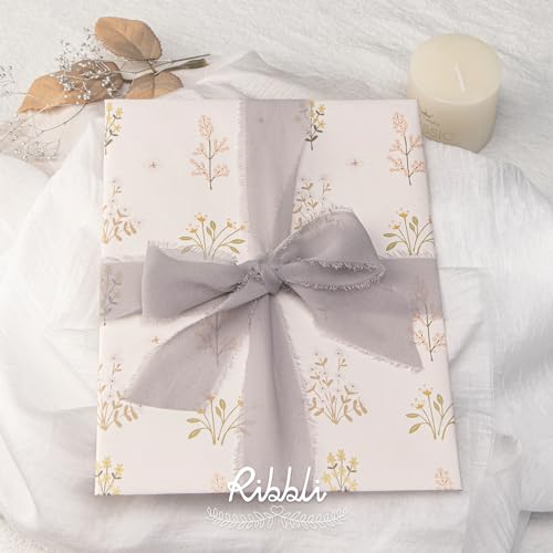 Light Grey Chiffon Ribbon 1 (60 Foot)