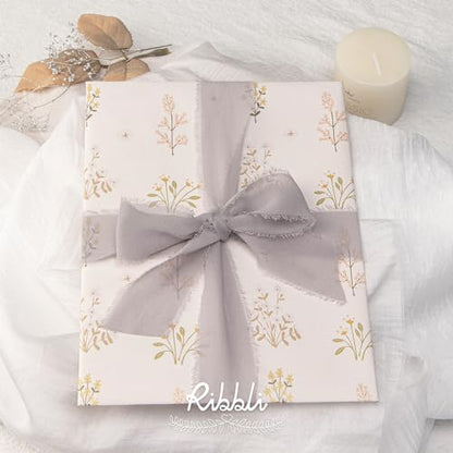 Light Grey Chiffon Ribbon 1 (60 Foot)