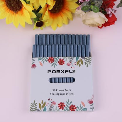 30 Pieces 7mm Sealing Wax Sticks for Glue Gun