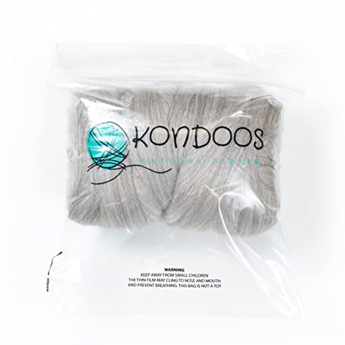 Natural Wool roving (8 Ounce)