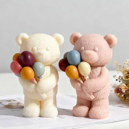 Balloon Bear Candle Molds