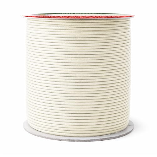2mm Ivory Waxed Cord (327 Foot)