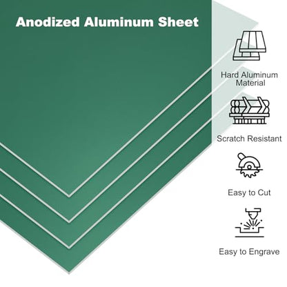 7x5x1 32inch Anodized Aluminum Sheet (5 Count)