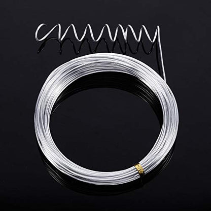 1 Roll Aluminum Wire for Jewelry Making (32.8 Foot)