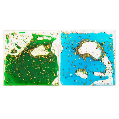 2 Pack 6"x 6" Liquid Tiles for Kids (2 Count)